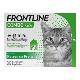 FRONTLINE Combo Spot on cat διάλυμα για εφαρμογή στο δέρμα, 6 τεμάχια