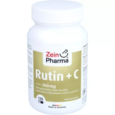 RUTIN Κάψουλες 500 mg+C, 120 τεμάχια
