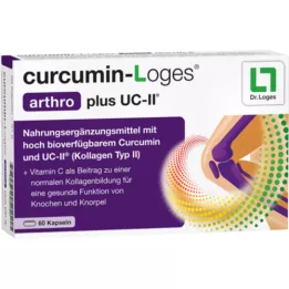 CURCUMIN-LOGES arthro plus UC-II κάψουλες, 60 τεμάχια