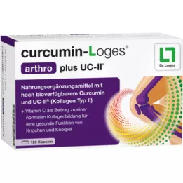 CURCUMIN-LOGES arthro plus UC-II κάψουλες, 120 κάψουλες