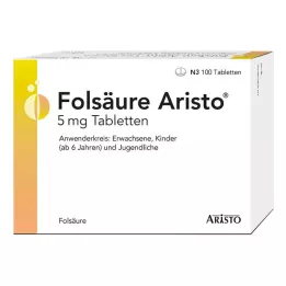 FOLSÄURE ARISTO δισκία των 5 mg, 100 τεμάχια