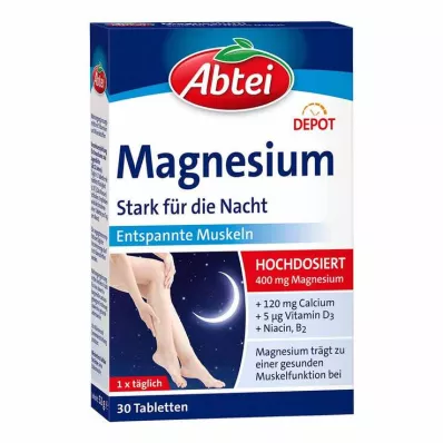 Tablet Abbey Magnesium Strong for the Night Depot, 30 τεμ