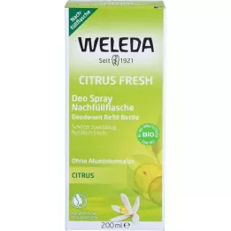 WELEDA Μπουκάλι αναπλήρωσης Citrus Fresh Deo Spray, 200 ml
