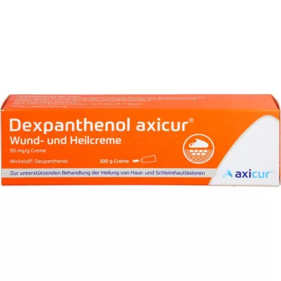 DEXPANTHENOL axicur κρέμα πληγών και επούλωσης 50 mg/g, 100 g