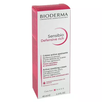 Bioderma Sensibio Defensive πλούσιο σωληνάριο, 40 ml