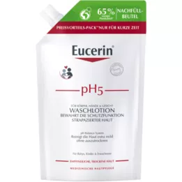 EUCERIN λοσιόν πλύσης pH5 για ευαίσθητες επιδερμίδες, 400 ml