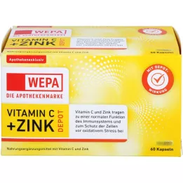 WEPA Κάψουλες βιταμίνης C+ψευδαργύρου, 60 κάψουλες