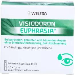 VISIODORON οφθαλμικές σταγόνες Euphrasia, 10X0.4 ml