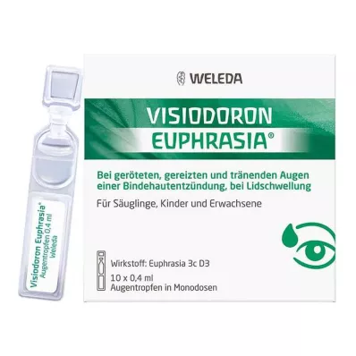 Οφθαλμικές σταγόνες Visiodoron Euphrasia σε μονοδόσεις, 10Χ0,4 ml
