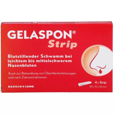 GELASPON Λωρίδα σφουγγαριού ζελατίνης 1x1x4 cm, 4 τεμ