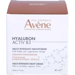 AVENE Κρέμα νύχτας Hyaluron Activ B3 Multi-Intensive, 40 ml