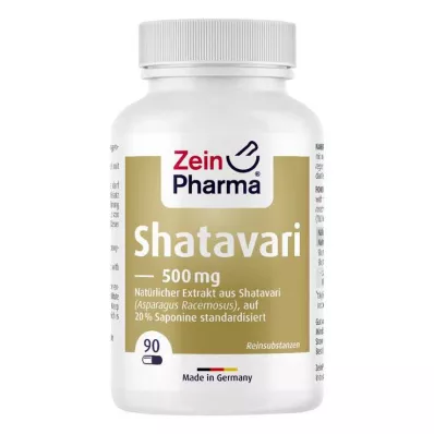 SHATAVARI Εκχύλισμα 20% 500 mg κάψουλες, 90 τεμάχια