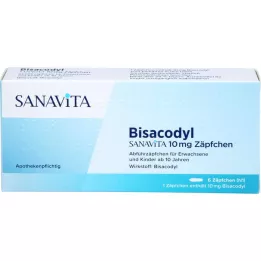 BISACODYL SANAVITA Υπόθετα 10 mg, 6 τεμάχια