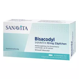 BISACODYL SANAVITA Υπόθετα 10 mg, 10 τεμάχια