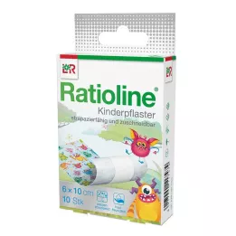 RATIOLINE Παιδικοί σοβάδες κομμένοι σε μέγεθος 6 cmx1 m, 10 τεμάχια