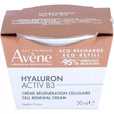 AVENE Συσκευασία αναπλήρωσης κυτταρικής κρέμας Hyaluron Activ B3, 50 ml