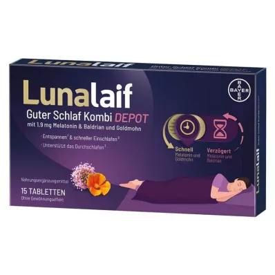 LUNALAIF Good Sleep Combi Depot Tablets, 15 τεμάχια