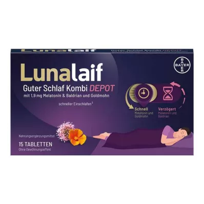 Ταμπλέτες Lunalaif Good Sleep Combi Depot, 15 τεμ