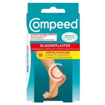 COMPEED Επίδεσμοι για φουσκάλες μέτριοι καινούργιοι, 10 τεμάχια