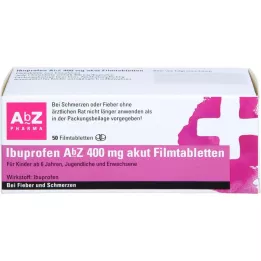 IBUPROFEN AbZ 400 mg οξέα επικαλυμμένα με λεπτό υμένιο δισκία, 50 τεμάχια