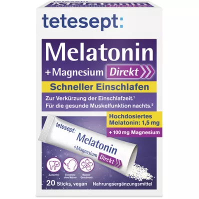 TETESEPT Μελατονίνη + Magnesium Direct Sticks, 20 τεμ