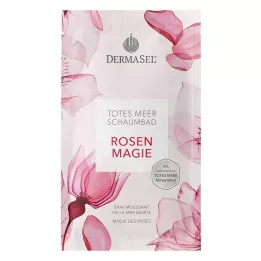 DERMASEL Αφρόλουτρο Νεκράς Θάλασσας Rose Magic, 40 ml