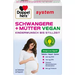 DOPPELHERZ Έγκυες + μητέρες vegan syst. combipack, 60 τμχ