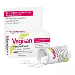 VAGISAN ProbioFlora γαλακτικά βακτήρια κολπικές κάψουλες, 8 τεμάχια