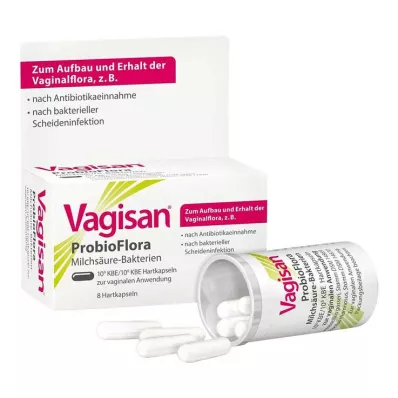 Vagisan Probioflora Γαλακτικά Οξυβακτήρια Σκληρές Κάψουλες, 8 κάψουλες