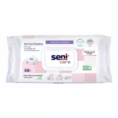Υγρά μαντηλάκια Seni® care sensitive, 68 τμχ