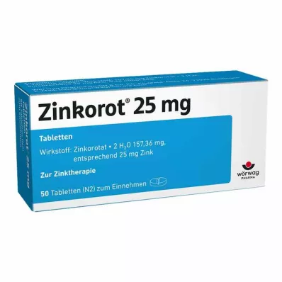 Zinkorot 25 mg δισκία ψευδαργύρου υψηλής δόσης, 50 τεμ