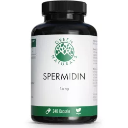 GREEN NATURALS Σπερμιδίνη 1,6 mg vegan κάψουλες, 240 τεμάχια