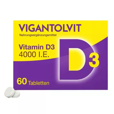 VIGANTOLVIT Δισκία βιταμίνης D3 4000 I.U., 60 κάψουλες
