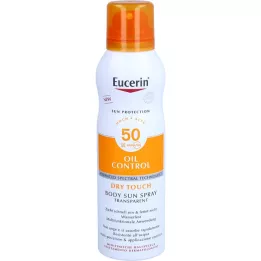 EUCERIN Sun Oil Control Body Transp.Aerosol LSF 50, 200 ml