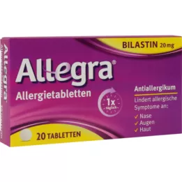 ALLEGRA Αλλεργικά δισκία 20 mg δισκία, 20 τεμάχια