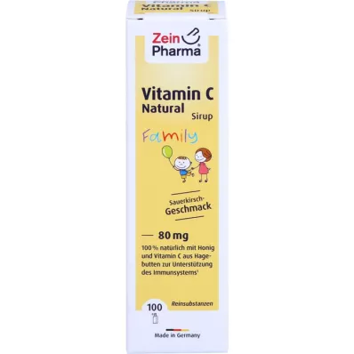 VITAMIN C NATURAL 80 mg Οικογενειακό σιρόπι, 50 ml