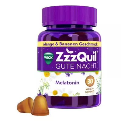 WICK ZzzQuil Good Night Mango & Μπανάνα, 30 τεμάχια WICK ZzzQuil Good Night Mango & Μπανάνα, 30 τεμάχια