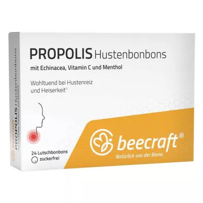 Beecraft γλυκά για τον βήχα Propolis, 24 τεμ