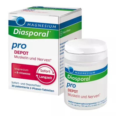 Magnesium Diasporal pro + B-Vit.DEPOT Musk.+ Καρτέλα Nerve, 30 τεμ