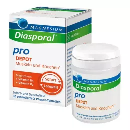 MAGNESIUM DIASPORAL pro D3+K2 DEPOT Muscle+Kno.Tab, 30 τμχ