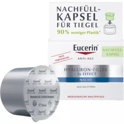 EUCERIN Συμπλήρωμα Anti-Age Hyaluron-Filler Night Refill, 50 ml