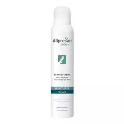 Allpresan διαβητική microsilver + κρέμα επισκευής αφρού, 200 ml