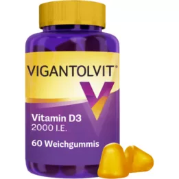 VIGANTOLVIT 2000 I.U. Vitamin D3 soft gummies, 60 τεμάχια