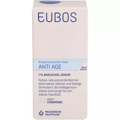 EUBOS ANTI-AGE Συμπύκνωμα ορού 1% Bakuchiol, 30 ml