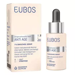 EUBOS ANTI-AGE Συμπύκνωμα ορού 1% Bakuchiol, 30 ml