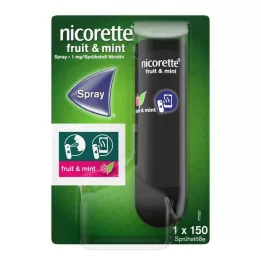 NICORETTE Φρούτα &amp; Μέντα Σπρέι 1 mg/σπρέι NFC, 1 τεμάχιο