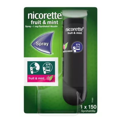 NICORETTE Φρούτα &amp; Μέντα Σπρέι 1 mg/σπρέι NFC, 1 τεμάχιο