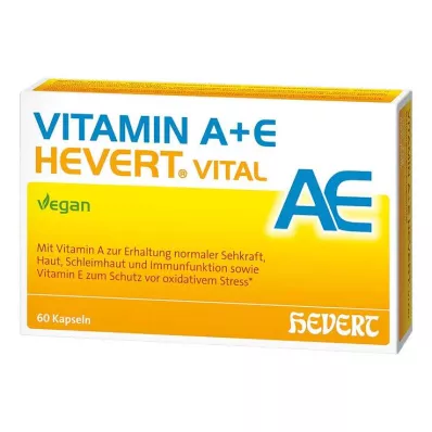 VITAMIN A+E Hevert Vital κάψουλες, 60 κάψουλες