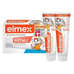 ELMEX Παιδική οδοντόκρεμα 2-6 ετών Duo Pack, 2X50 ml
