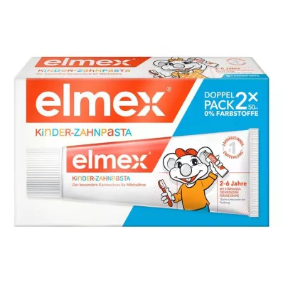 ELMEX Παιδική οδοντόκρεμα 2-6 ετών Duo Pack, 2X50 ml ELMEX Παιδική οδοντόκρεμα 2-6 ετών Duo Pack, 2X50 ml